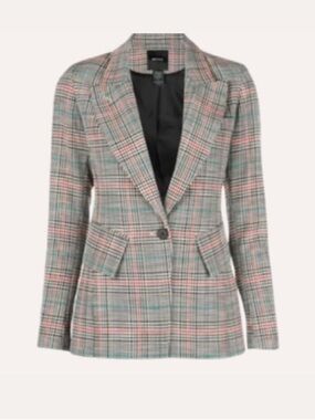 Smythe Lounge Black & Red Plaid Blazer | 4